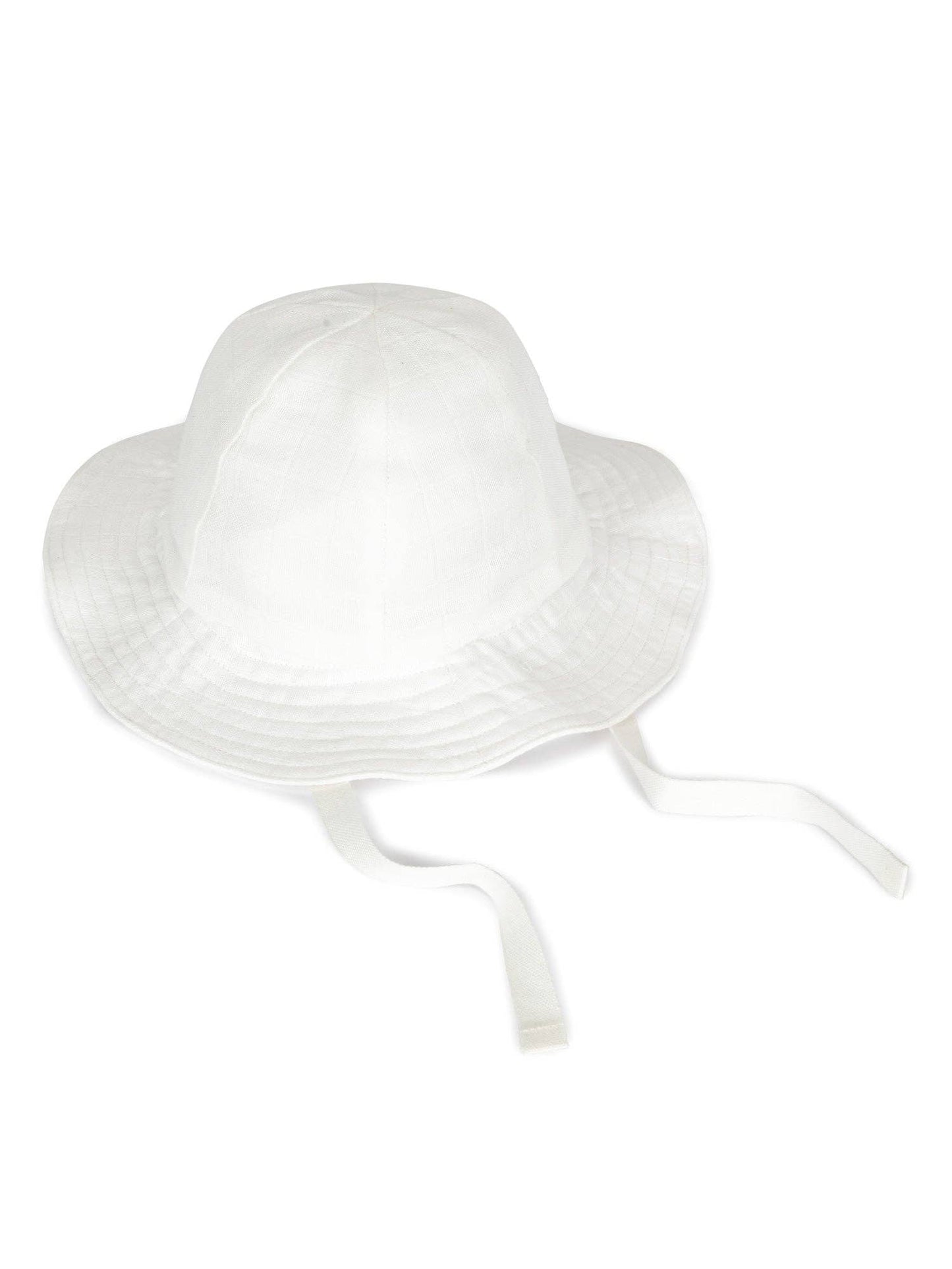 Sunhat White- NB-3mo