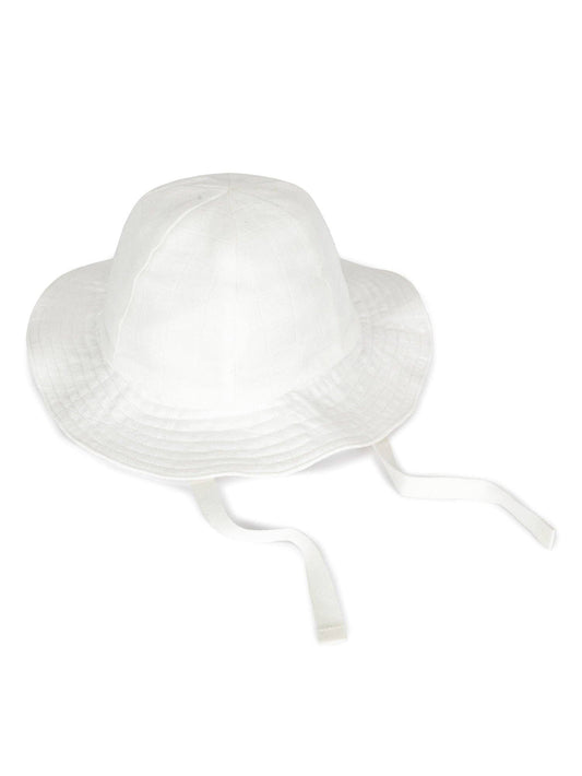 Sunhat White- NB-3mo