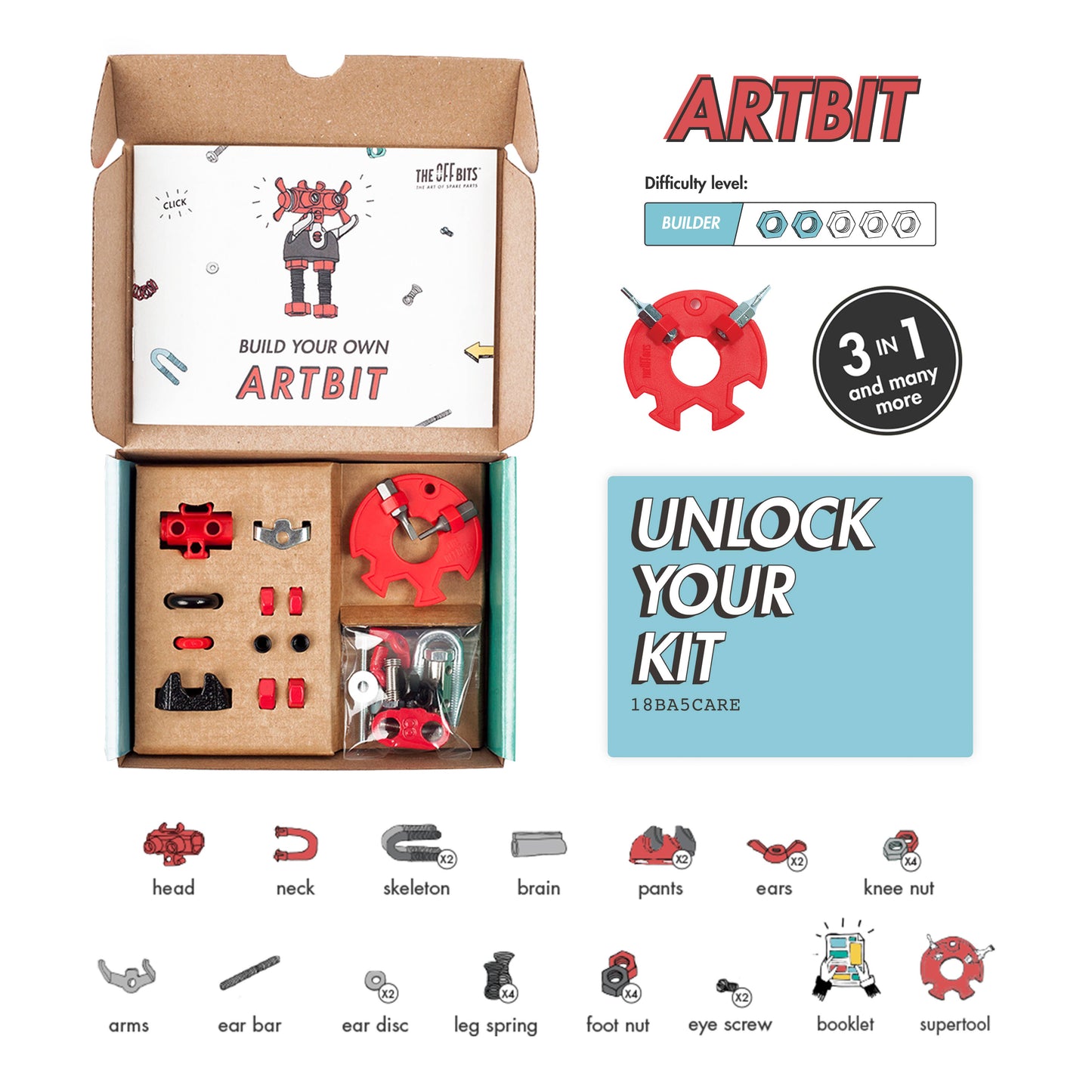 ArtBit - Character Kit: DIY Robot Kit