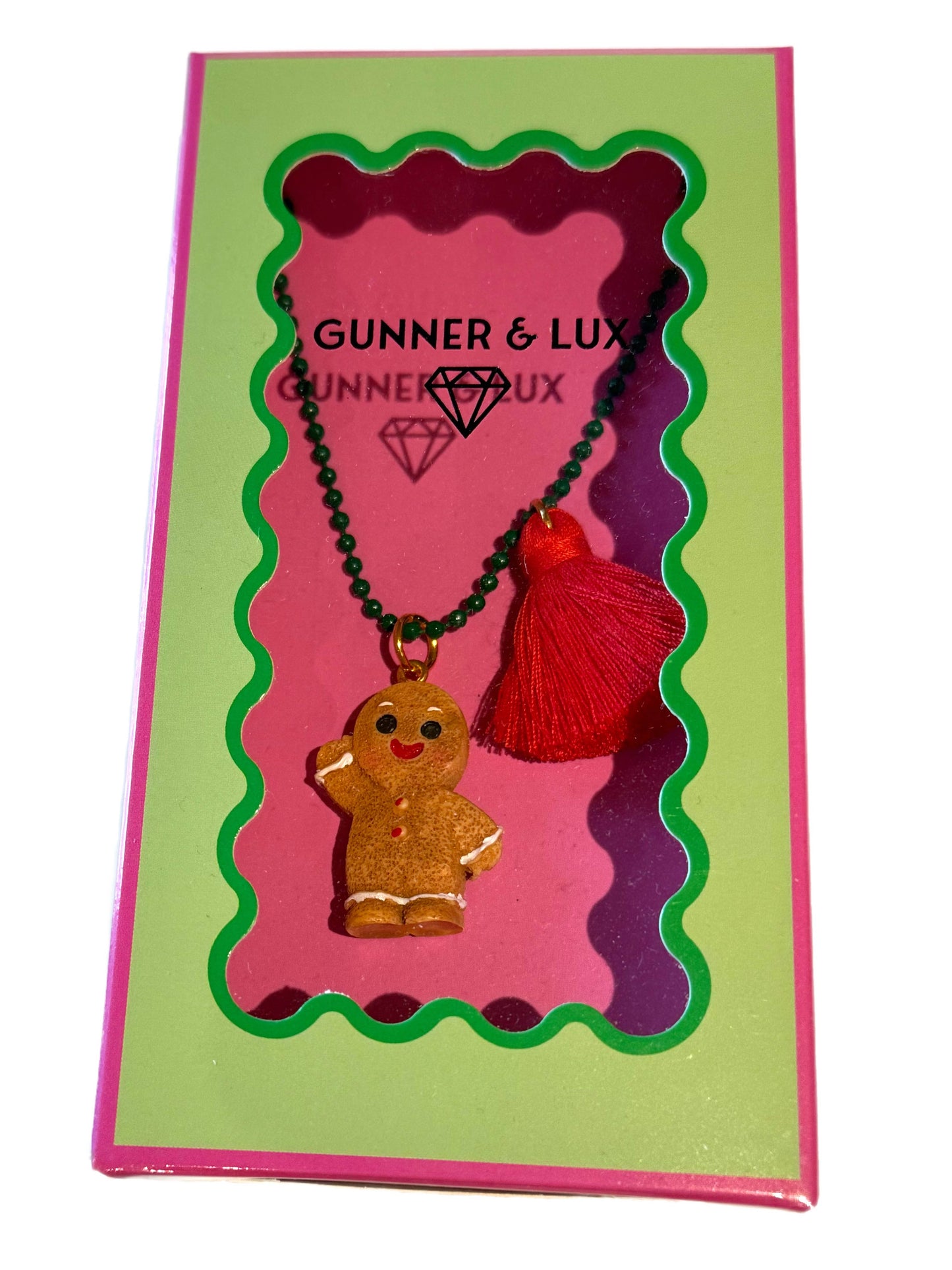 Holiday Gingerbread Necklace