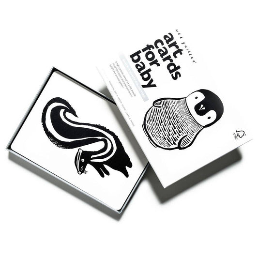 Black& White Animals Art Cards