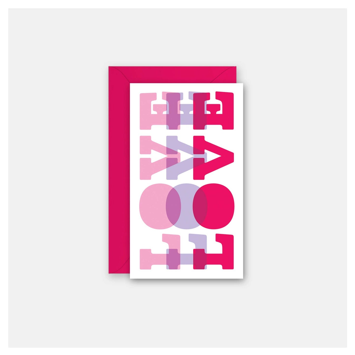 Triple Love Enclosure Card