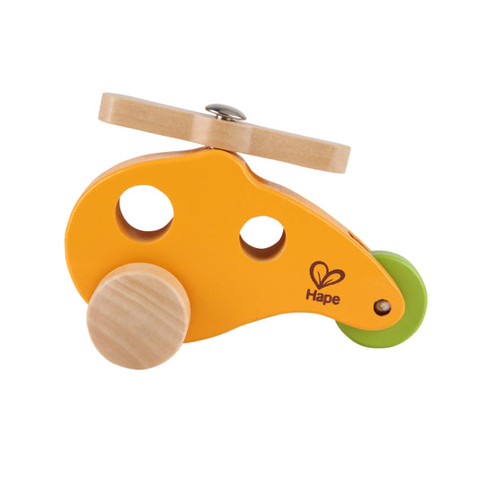 Yellow Wooden Copter