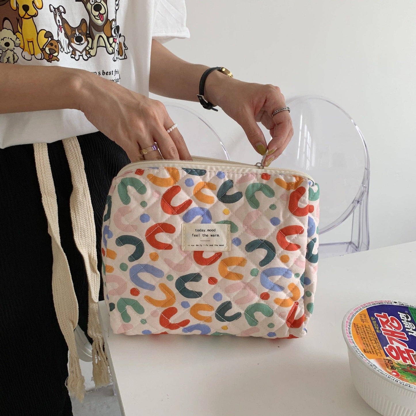Zipper Cosmetic Bag