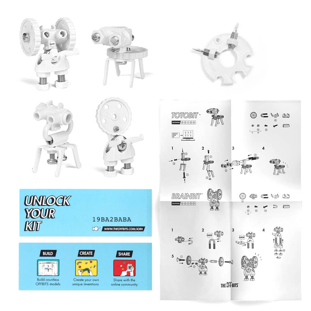 White Loose Bits Kit