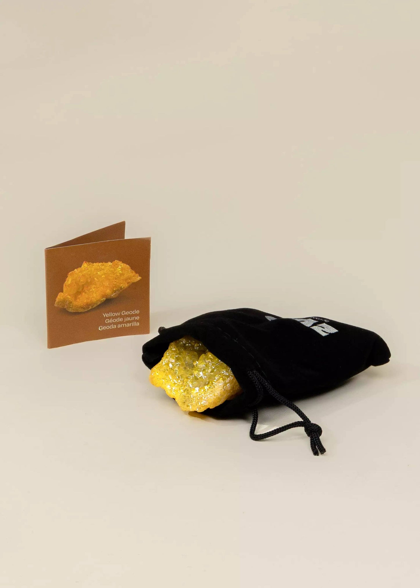 Yellow Geode- Collectible Mineral