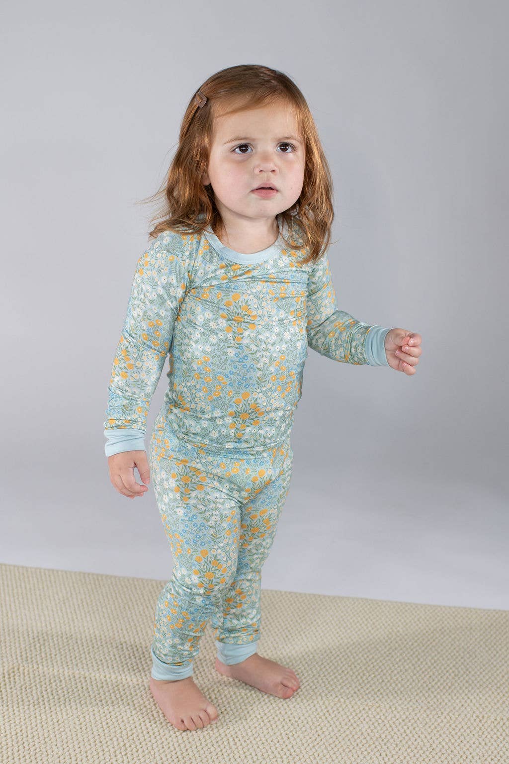 Blue Meadow- Long Sleeve & Pants Toddler Pajamas