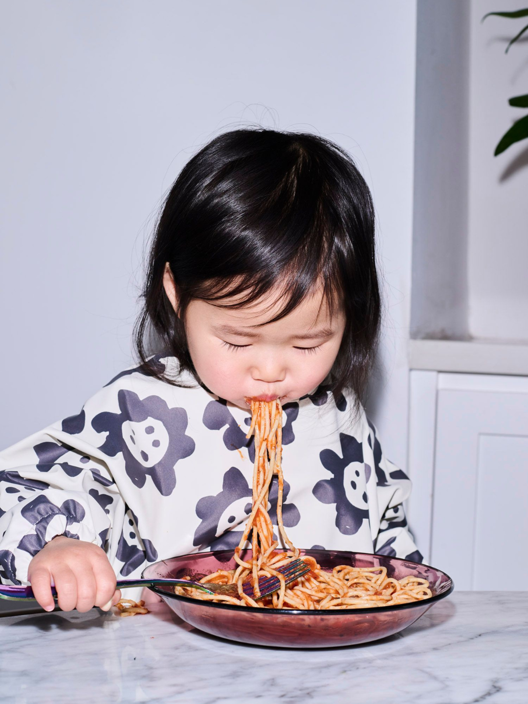 Smock Bib: Colorful, Long Sleeve