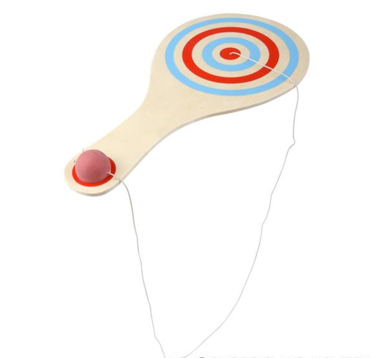 Wooden Paddle Ball