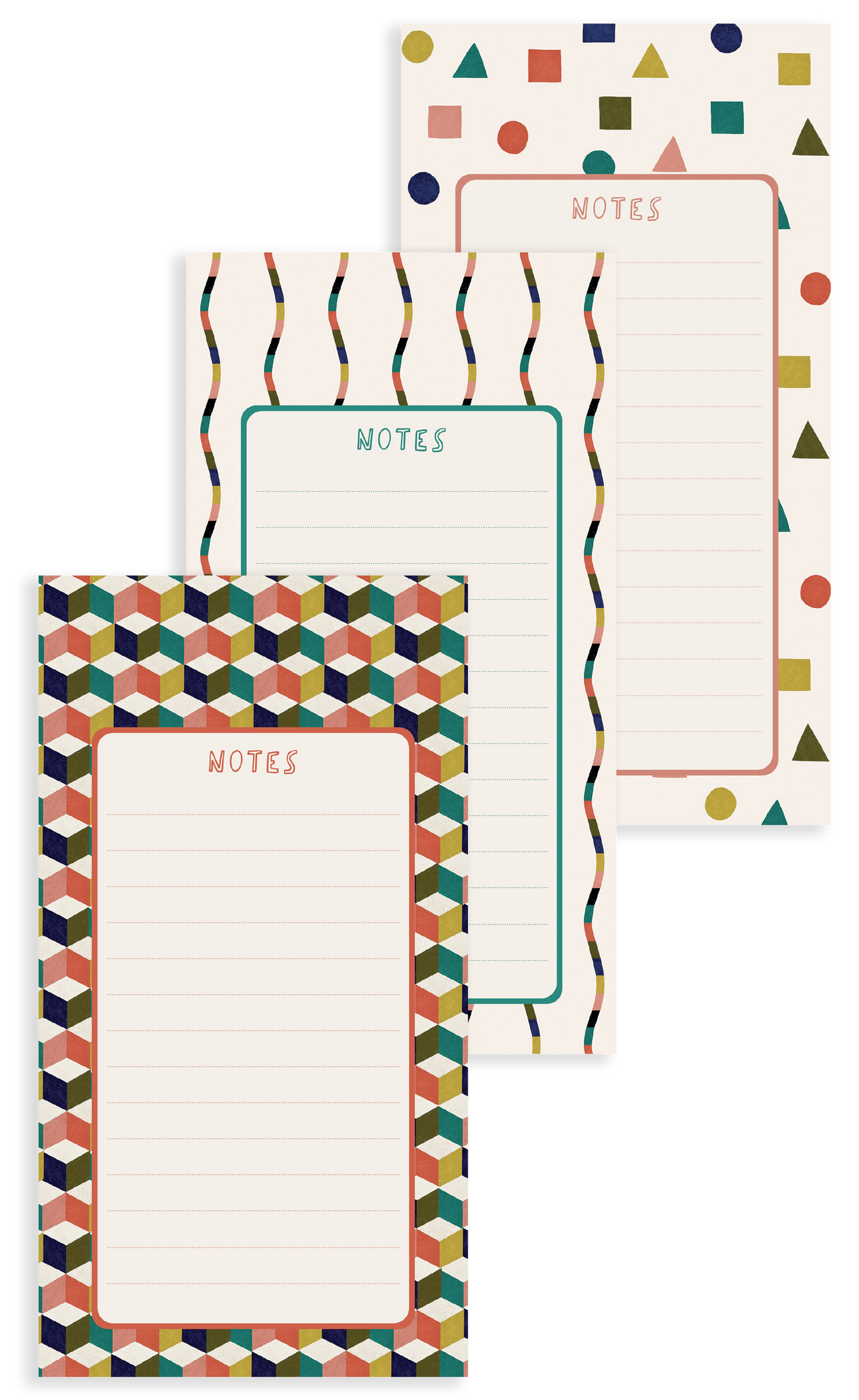 Geometric Carnival Notepad