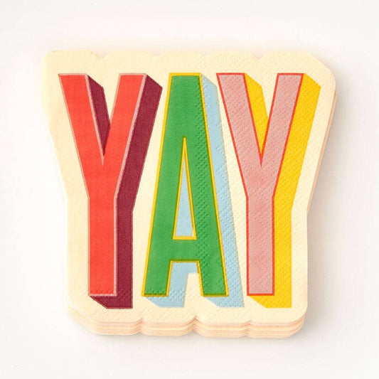 YAY Die-Cut Disposable Napkin