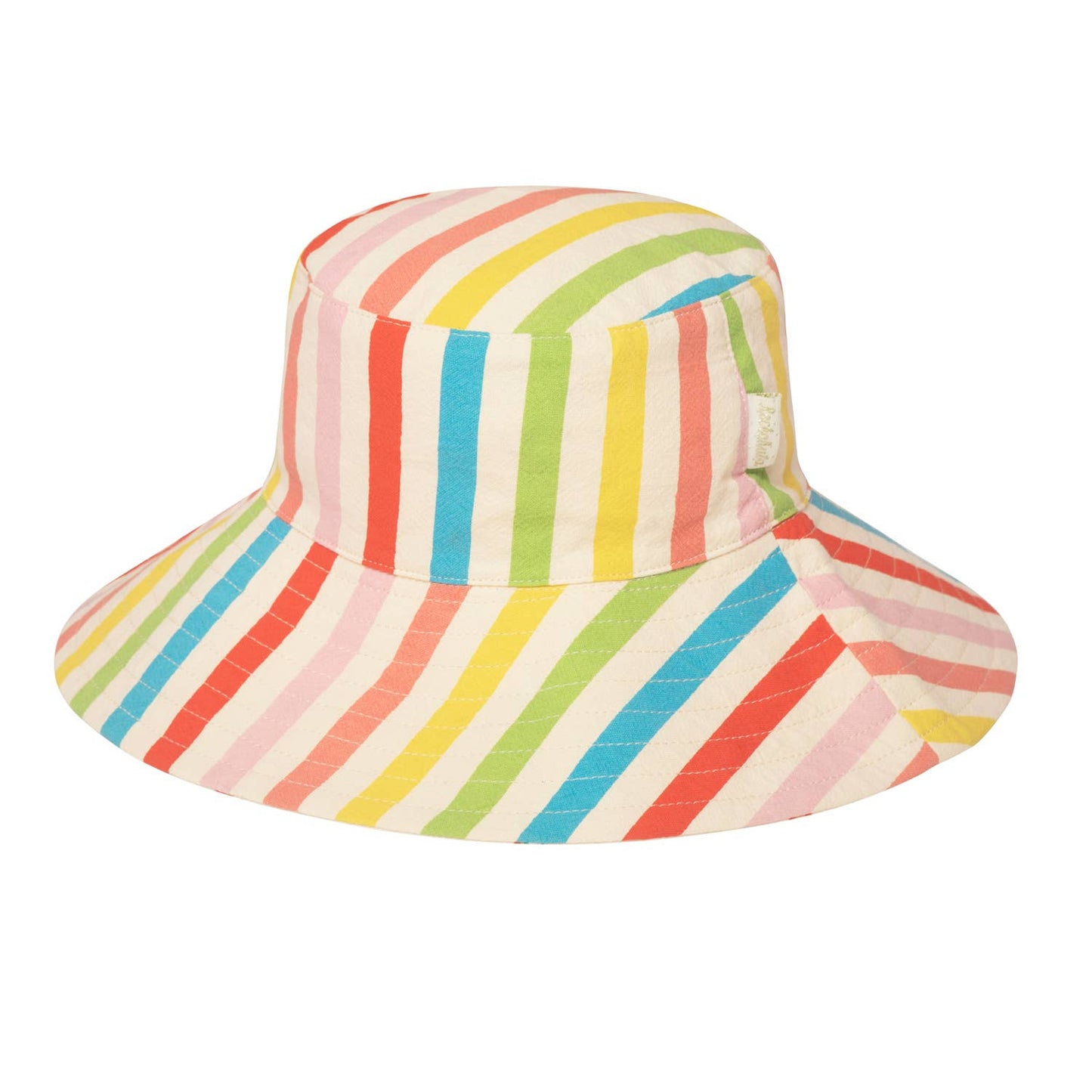 Rainbow Stripe Reversible Sun Hat 3-6 Years