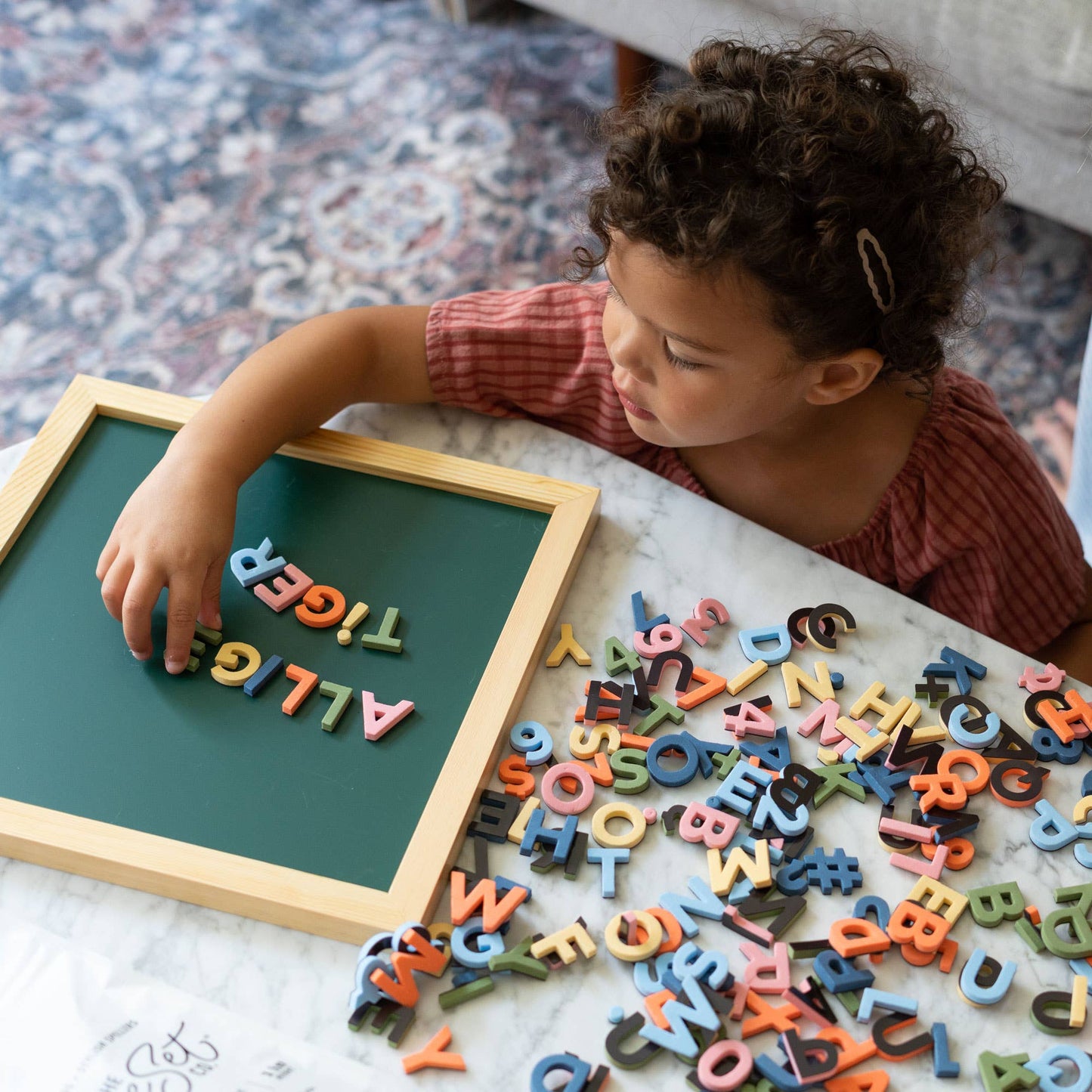 1" Modern Rainbow Magnetic Letters
