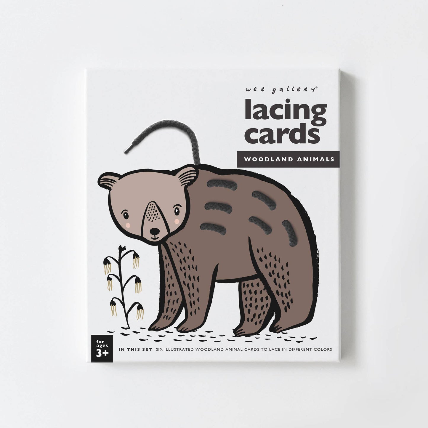 Woodland Animals- Lacing Cards