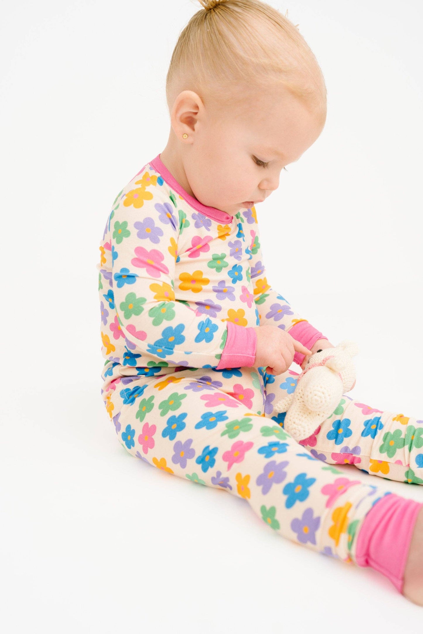 Retro Flower Bamboo Set