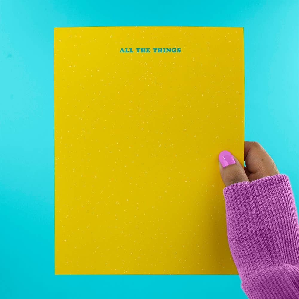All The Things Notepad