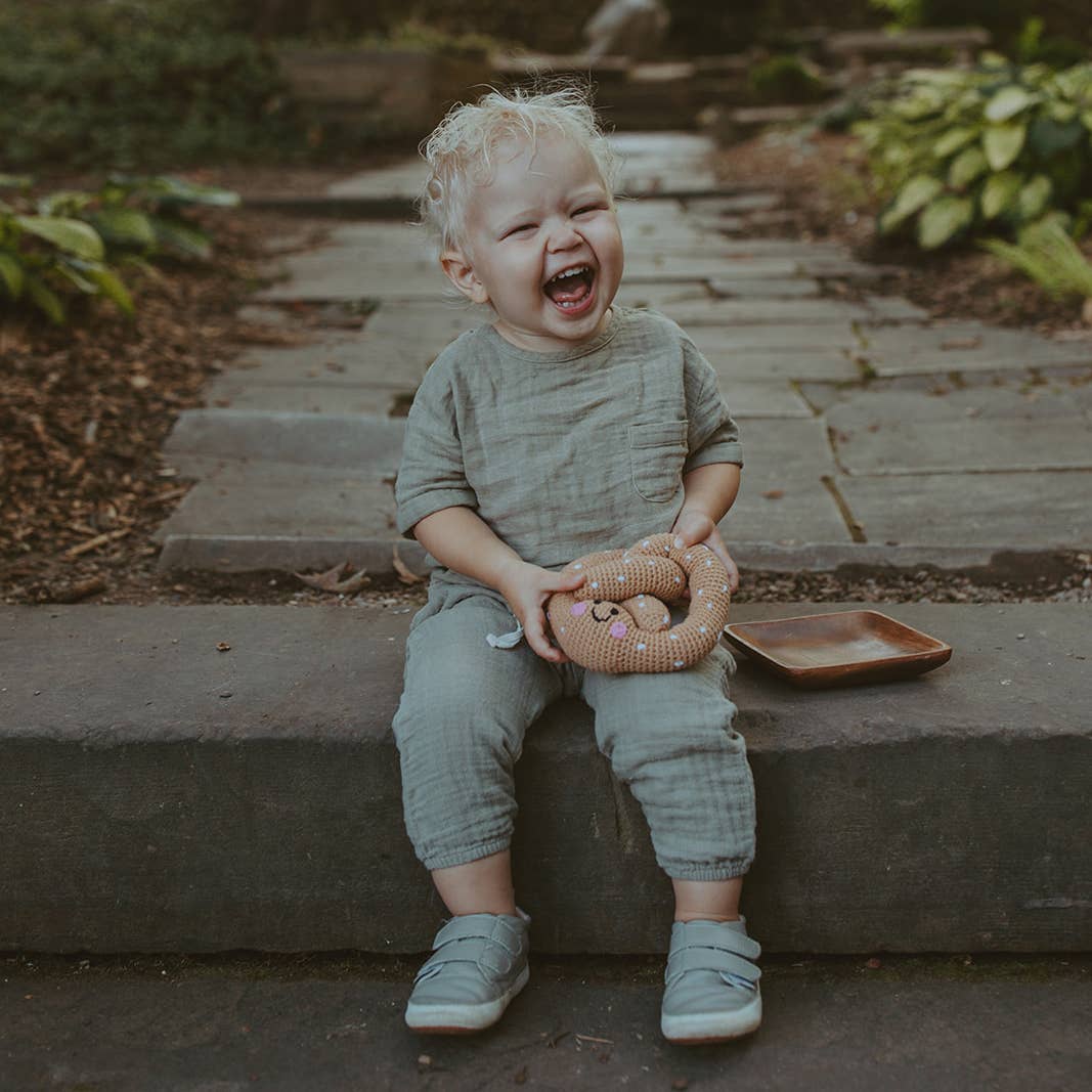 Soft Pretzel Rattle