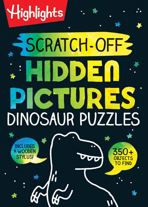 Dinosaur Scratch-Off Puzzle Book