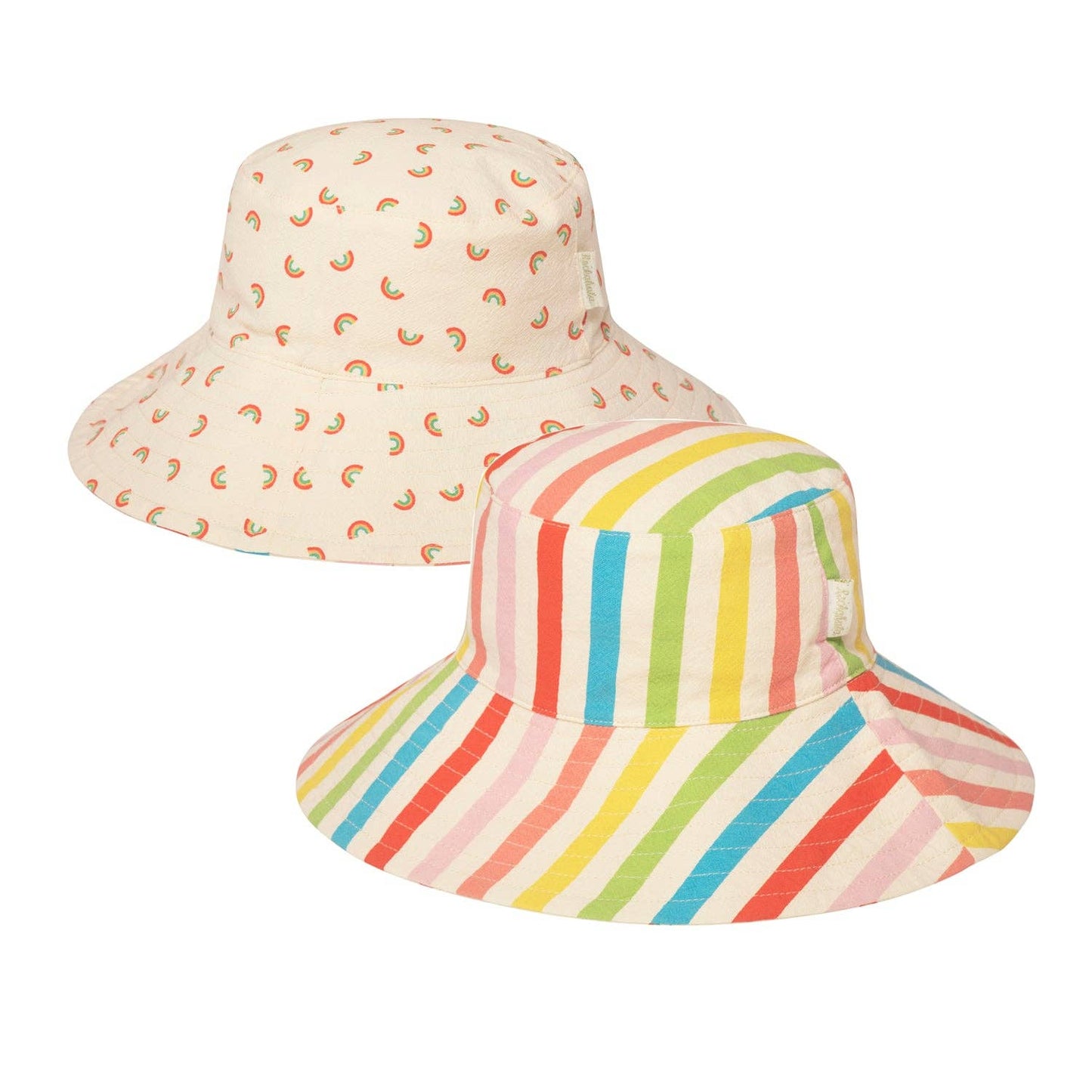 Rainbow Stripe Reversible Sun Hat 3-6 Years