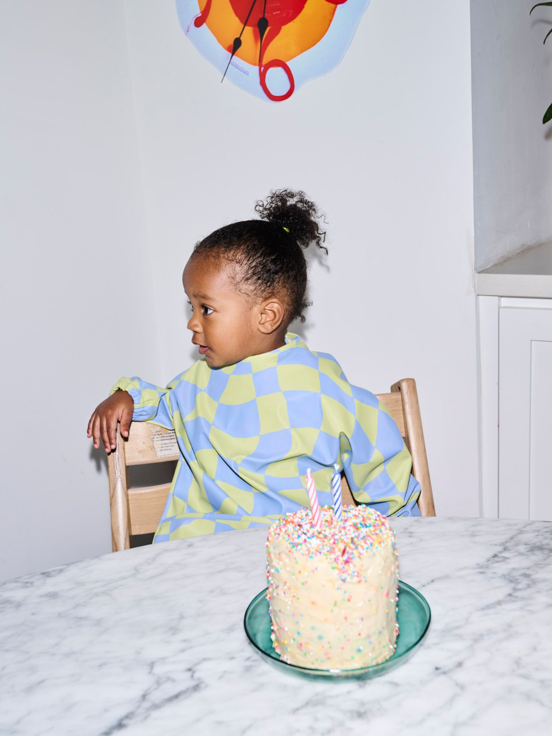 Smock Bib: Colorful, Long Sleeve