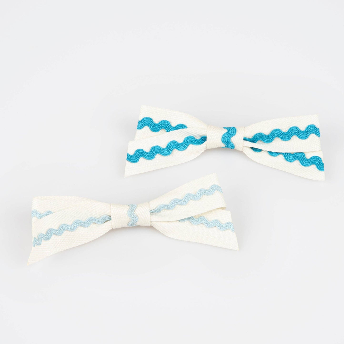 Ricrac Bow Hair Clips