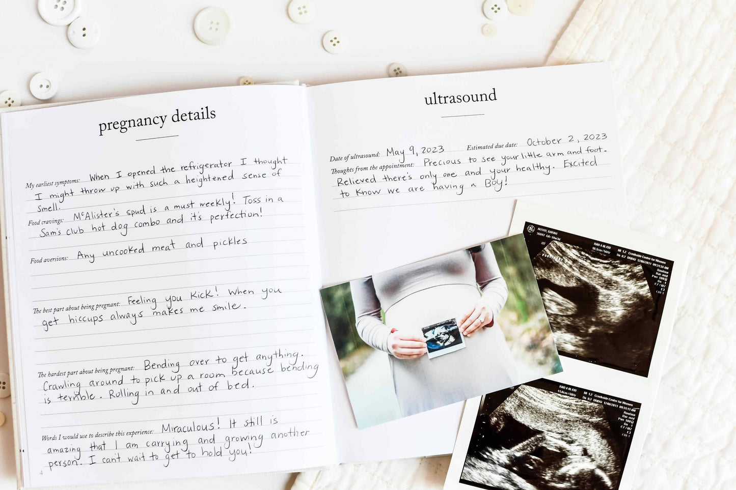Baby Memory and Photo Book