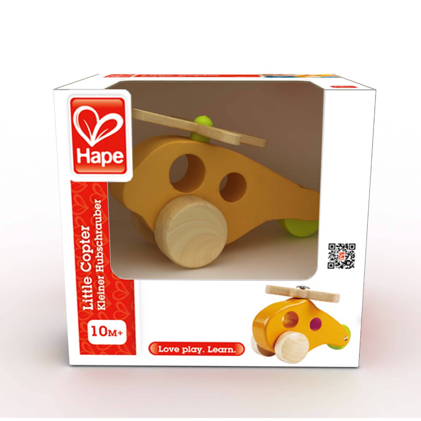 Yellow Wooden Copter