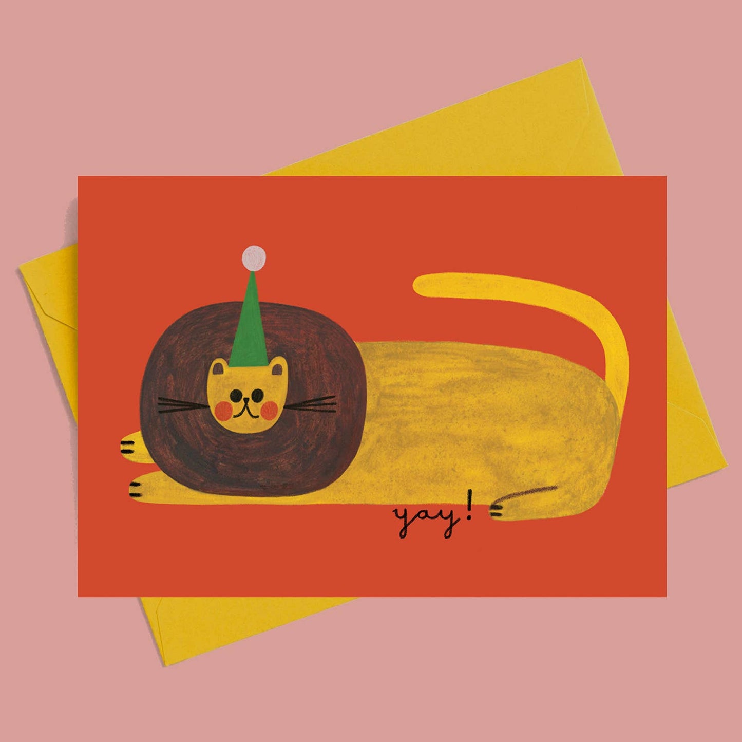 Yay! LION Greeting Card