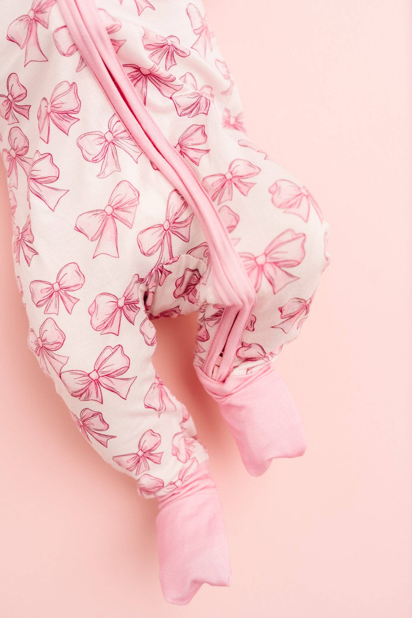 Pretty in Pink Bamboo Pajama Sleeper