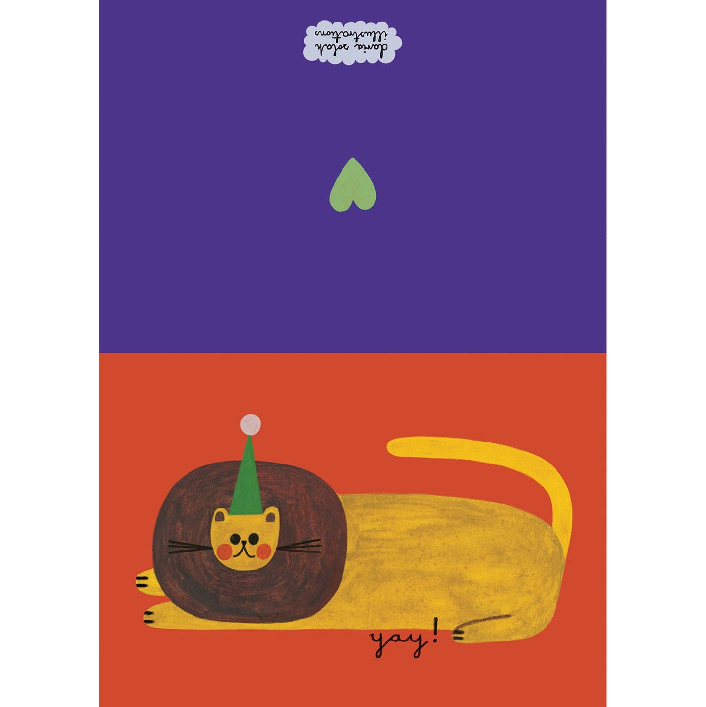Yay! LION Greeting Card