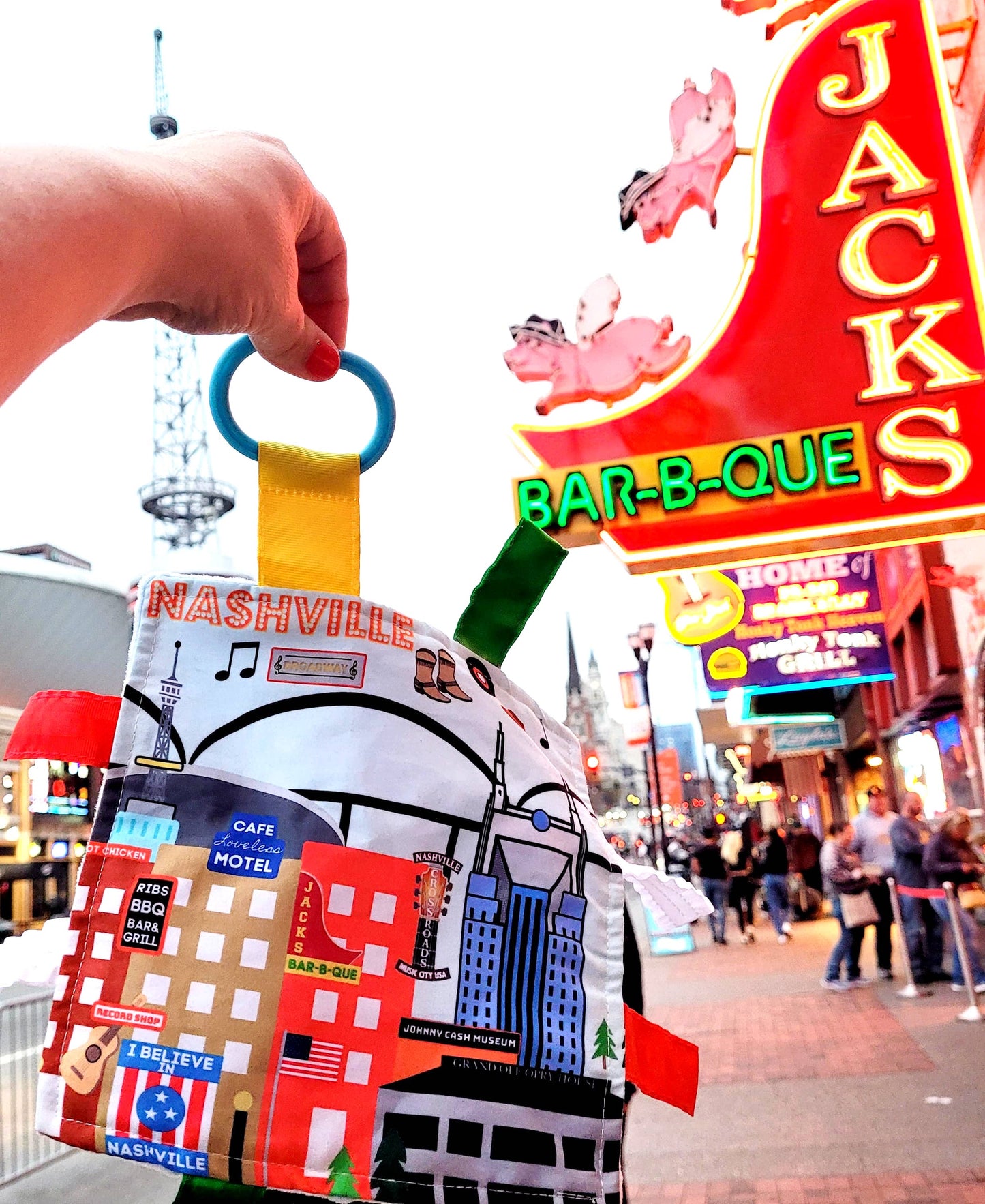 Music City Baby Crinkle Squares