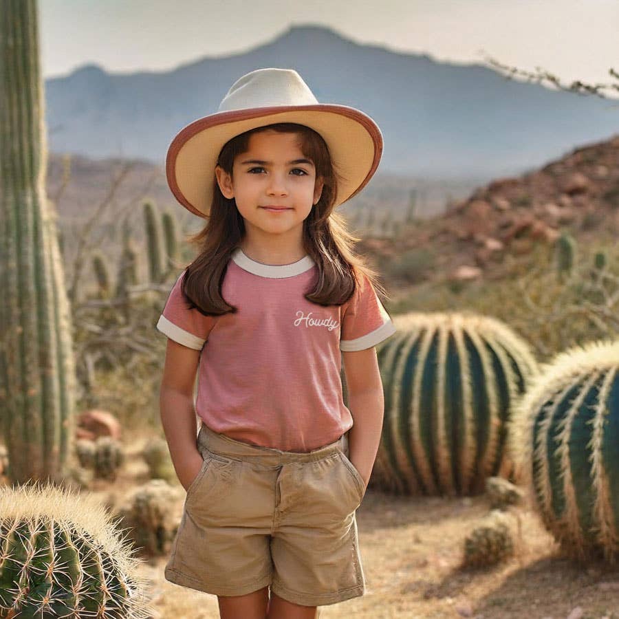 Howdy Vintage Ringer Tee