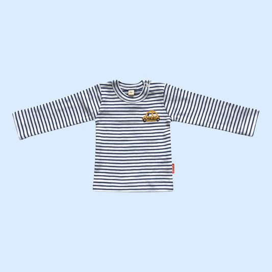 Taxi Embroidery - Long Sleeve Baby T-shirt
