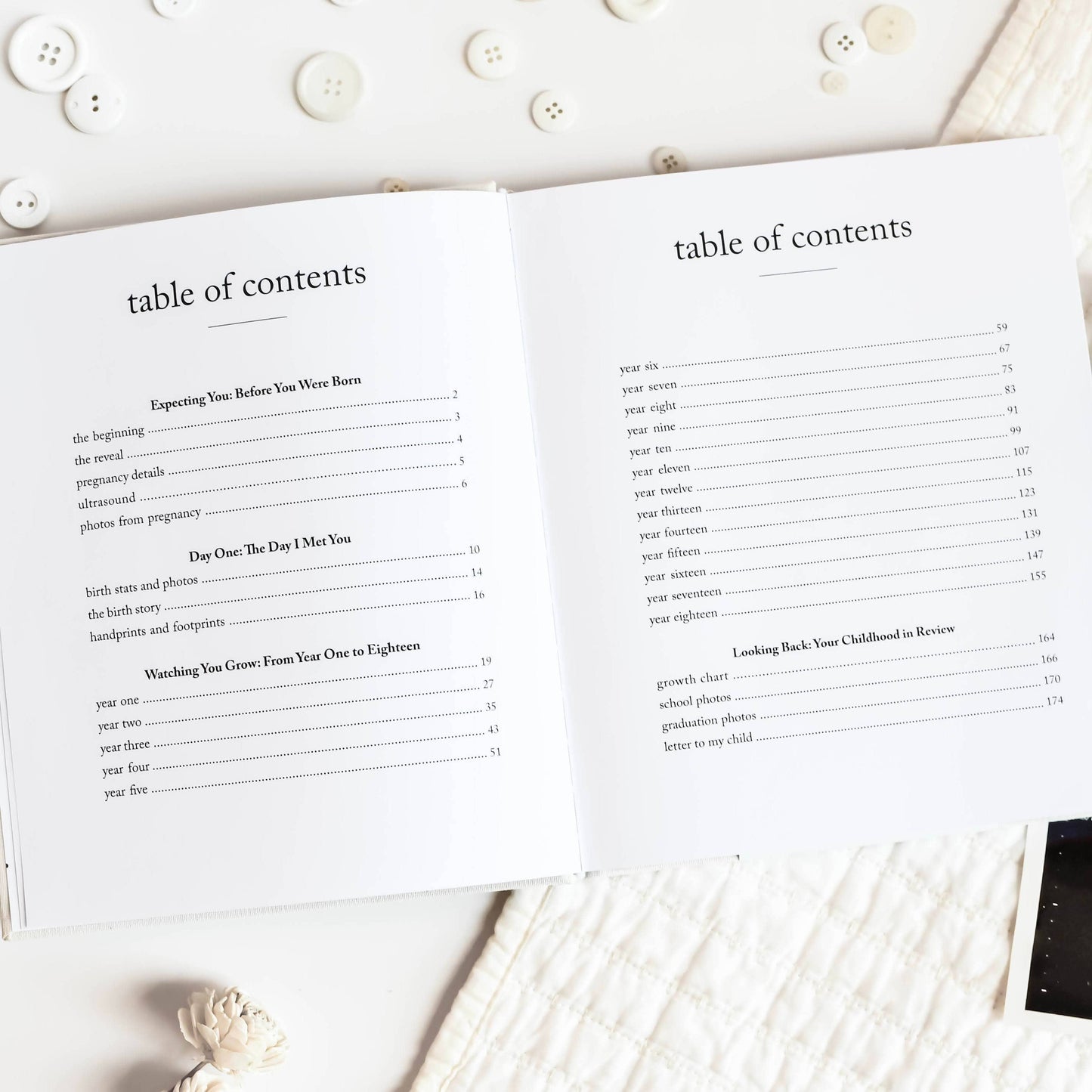 Baby Memory and Photo Book