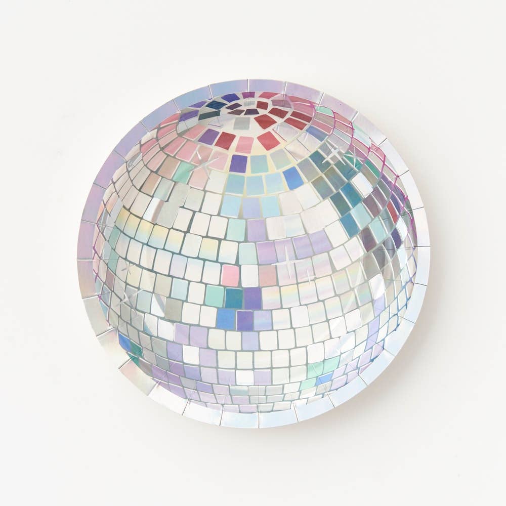 Disco Ball Party Plate