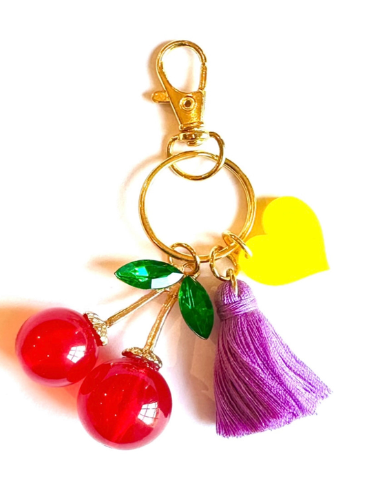 Cherry Bag Charm