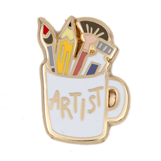 Artist Mug Enamel Pin