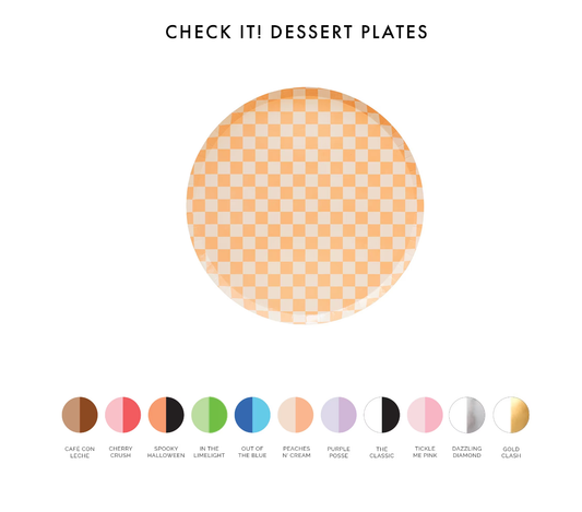 Check It! Dessert Plates - 8 Pk.