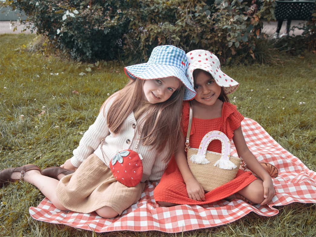 Strawberry Fair Reversible Sun Hat 3-6 Years