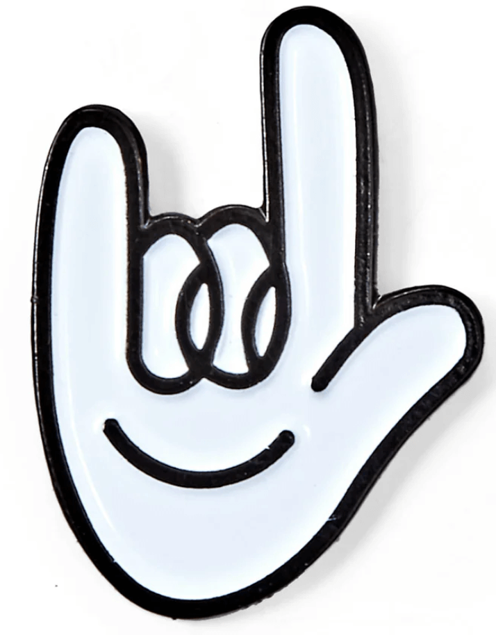 Love Hands Enamel Pin