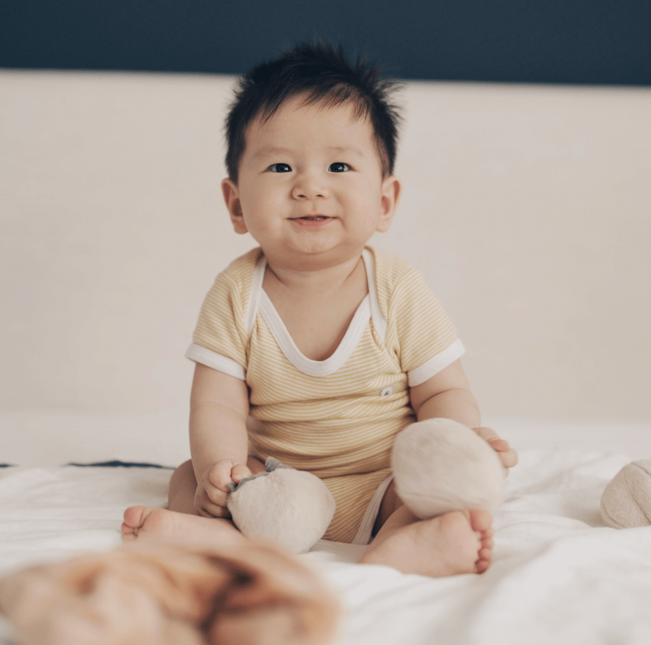 Crinkle Peach Basket