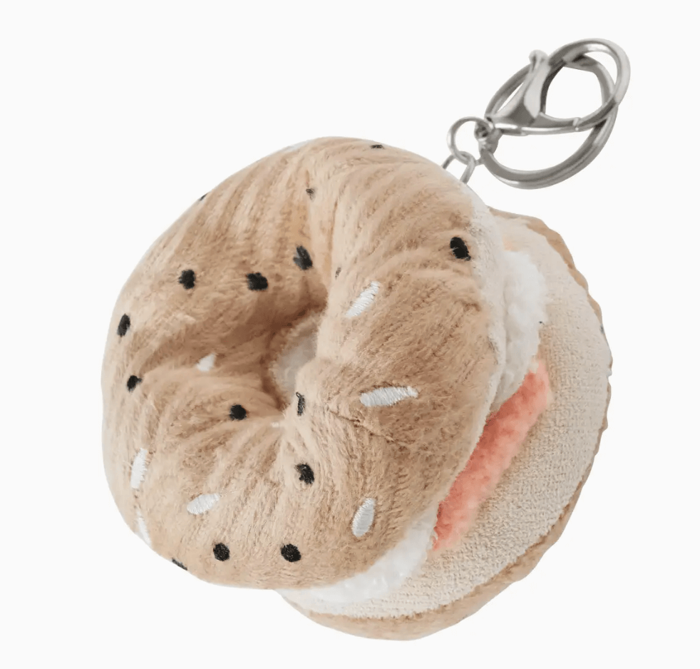 Bagel Plush Bag Charm