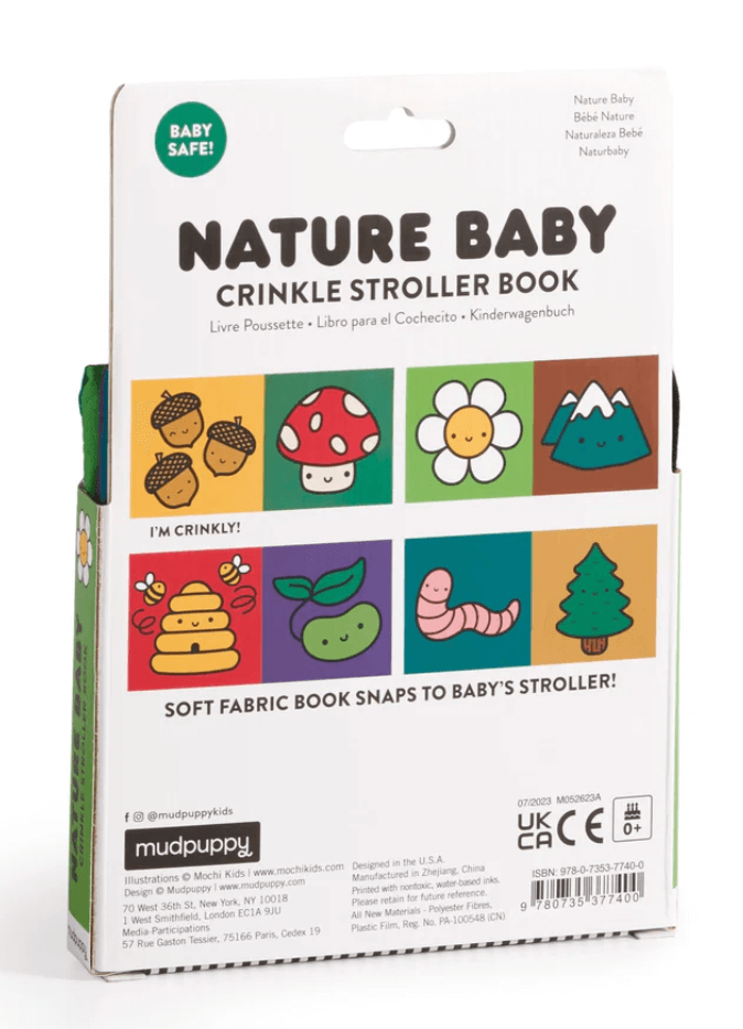 Nature Baby Crinkle Fabric Stroller Book