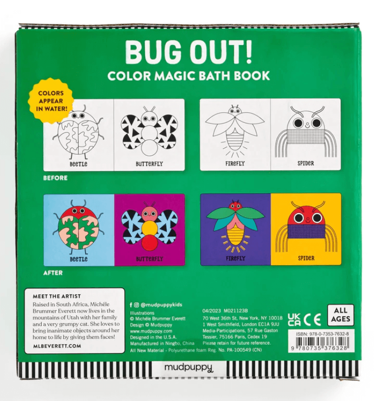 Bug Out! Bath Book