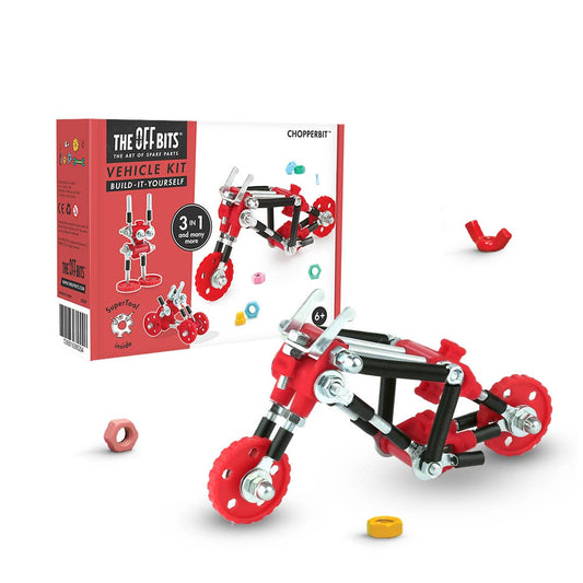 ChopperBit - Vehicle Kit: 3-in-1 Motorbike Building Toy Kit