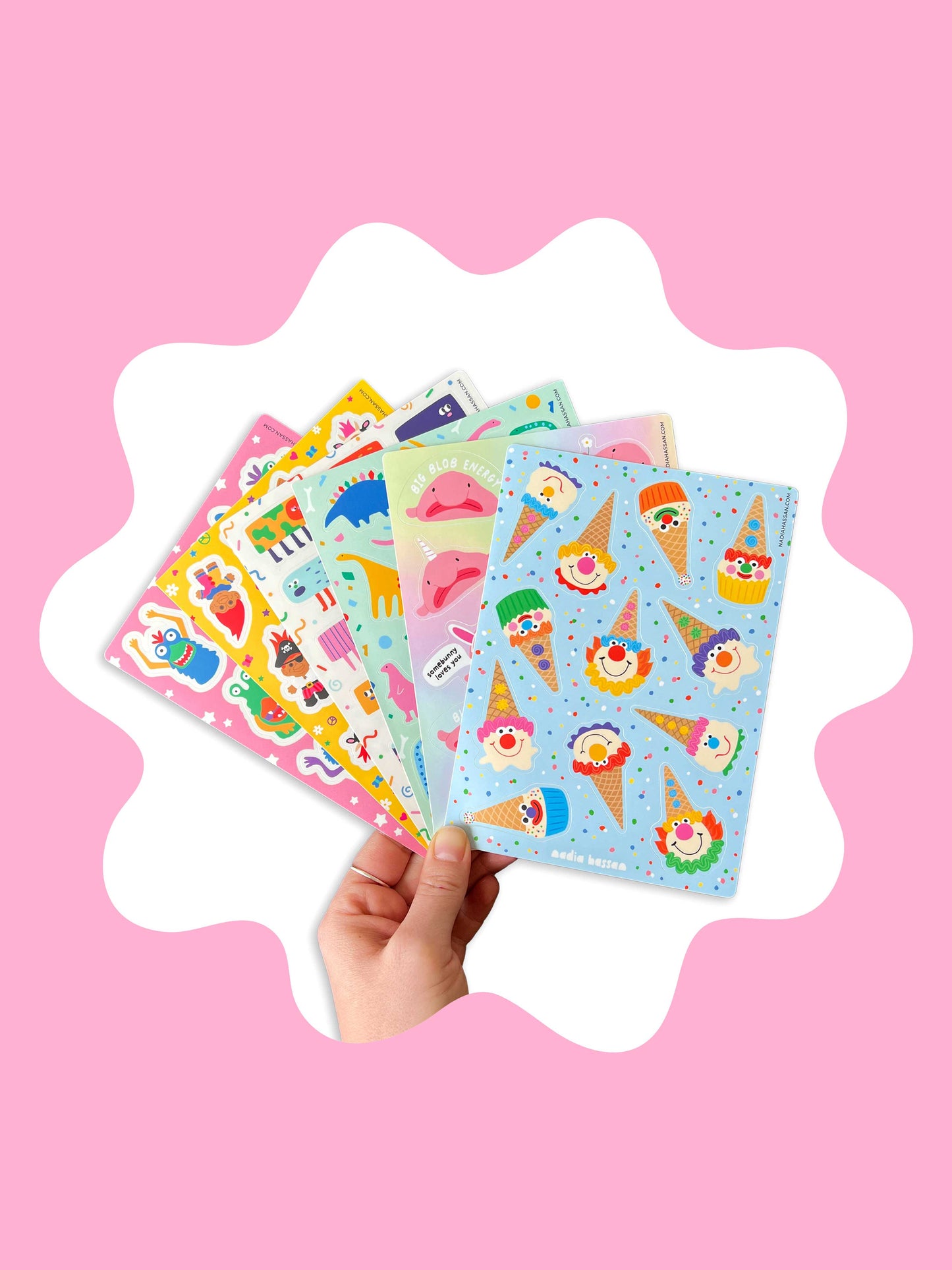 Tiny Trinkets 5x7 Sticker Sheet