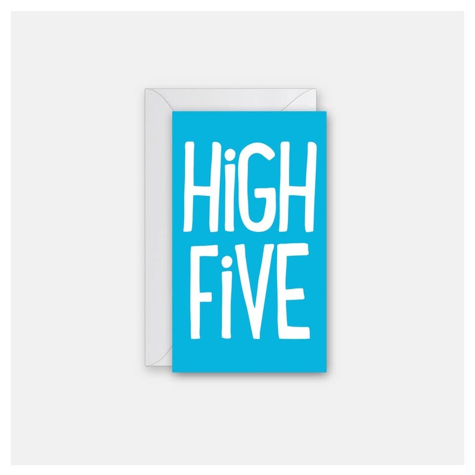High Five Enclosure Card