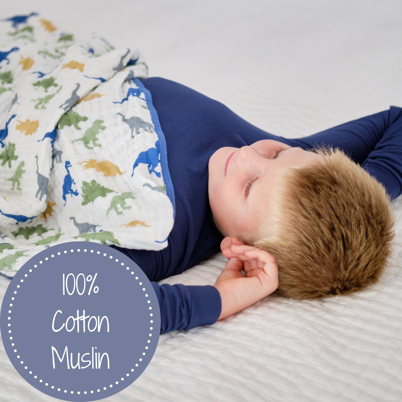 Dino Muslin Quilt