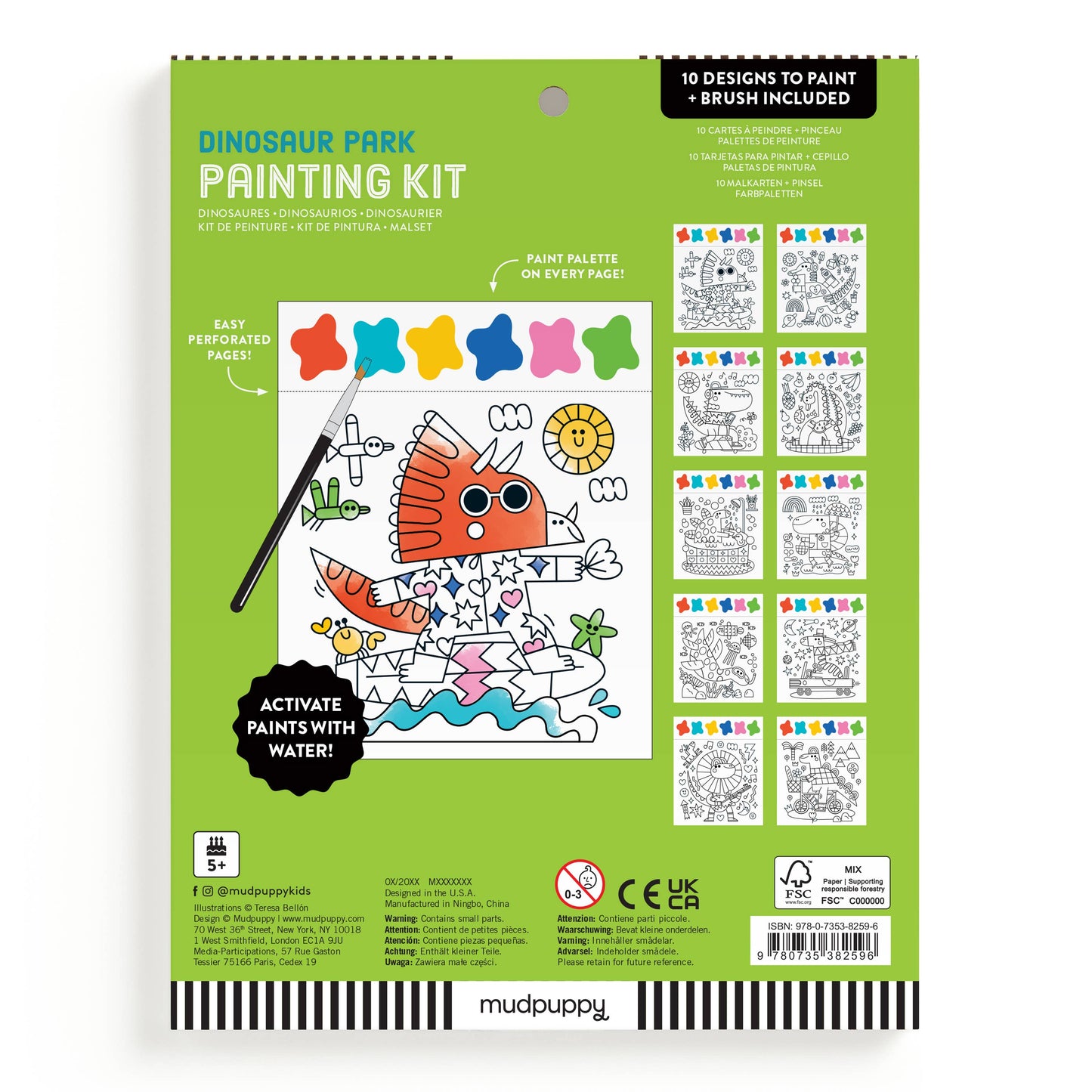 Dinosaur Park Painting Kit