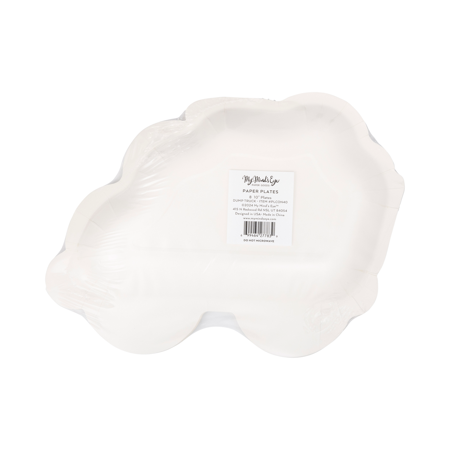 Dump Truck Shaped Plate